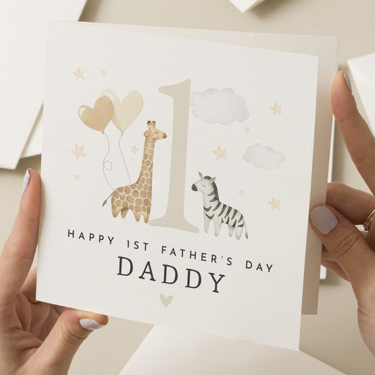 First Fathers Day 2024 Card, 1st Father's Day As My Daddy Card, 2024 Baby First Fathers Day Card, First Fathers Day Gift
