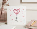 16th Birthday Card for Girl, Personalised Birthday Card, Birthday Card for Daughter, Cute Birthday Card, Sweet Sixteen Card