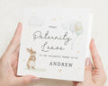 Paternity Leave Card, Daddy To Be Card, New Dad Card, Personalised Card, Bunny Card, Card For Him, Baby Shower Card, Cute Card