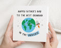 Fathers Day Card for Grandad, Grandad Fathers Day Card, Fathers Day Card from Grandchildren, Space Card for Grandad