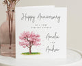 Anniversary Card for Couple, Personalised Anniversary Card, Special Couple Card, Wedding Anniversary Card, Custom Card for Her and Him