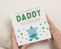 Fathers Day Card for Daddy, Fathers Day Card from Kids, Cute Monster Fathers Day Card, Personalised Fathers Day Card for Him