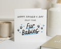 Fathers Day Card from the Dog, Fathers Day Card from Fur Babies, Fathers Day Card for Him, Cute Fathers Day Card