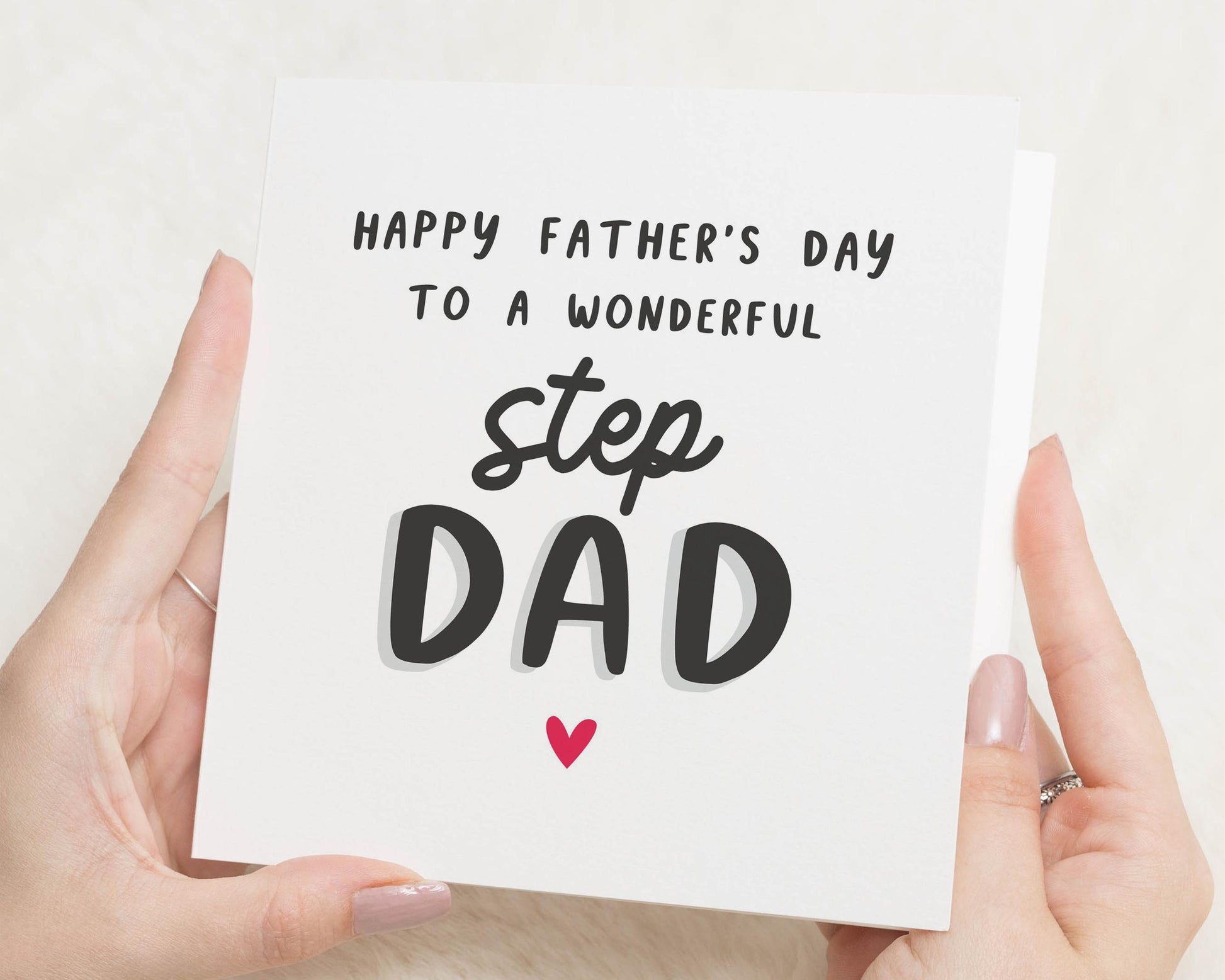 Fathers Day Card for Step Dad, Step Dad Fathers Day Card, Fathers Day Card from Stepchild, Fathers Day Card for Him