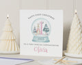 First Christmas Card for Goddaughter, 1st Christmas Card, Personalised Christmas Card for Girl, Special Goddaughter Christmas Card