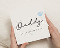 Fathers Day Card for Daddy, Fathers Day Card from Kids, Cute Fathers Day Card, Blue Balloon Fathers Day Card, Card for Dad
