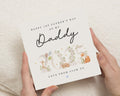 First Fathers Day Card from Baby, 1st Fathers Day Card, Daddy Fathers Day Card, Personalised Fathers Day Card, Woodland Animal Card