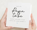 Fathers Day Card for Papa to Be, Fathers Day Card from Bump, New Dad Card, Daddy to Be Card, Personalised Fathers Day Card