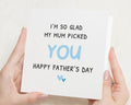 Father's Day Card for Step Dad, Funny Father's Day Card, Card for Him, Stepdad Card, Card from Stepchild, Cute Father's Day Card
