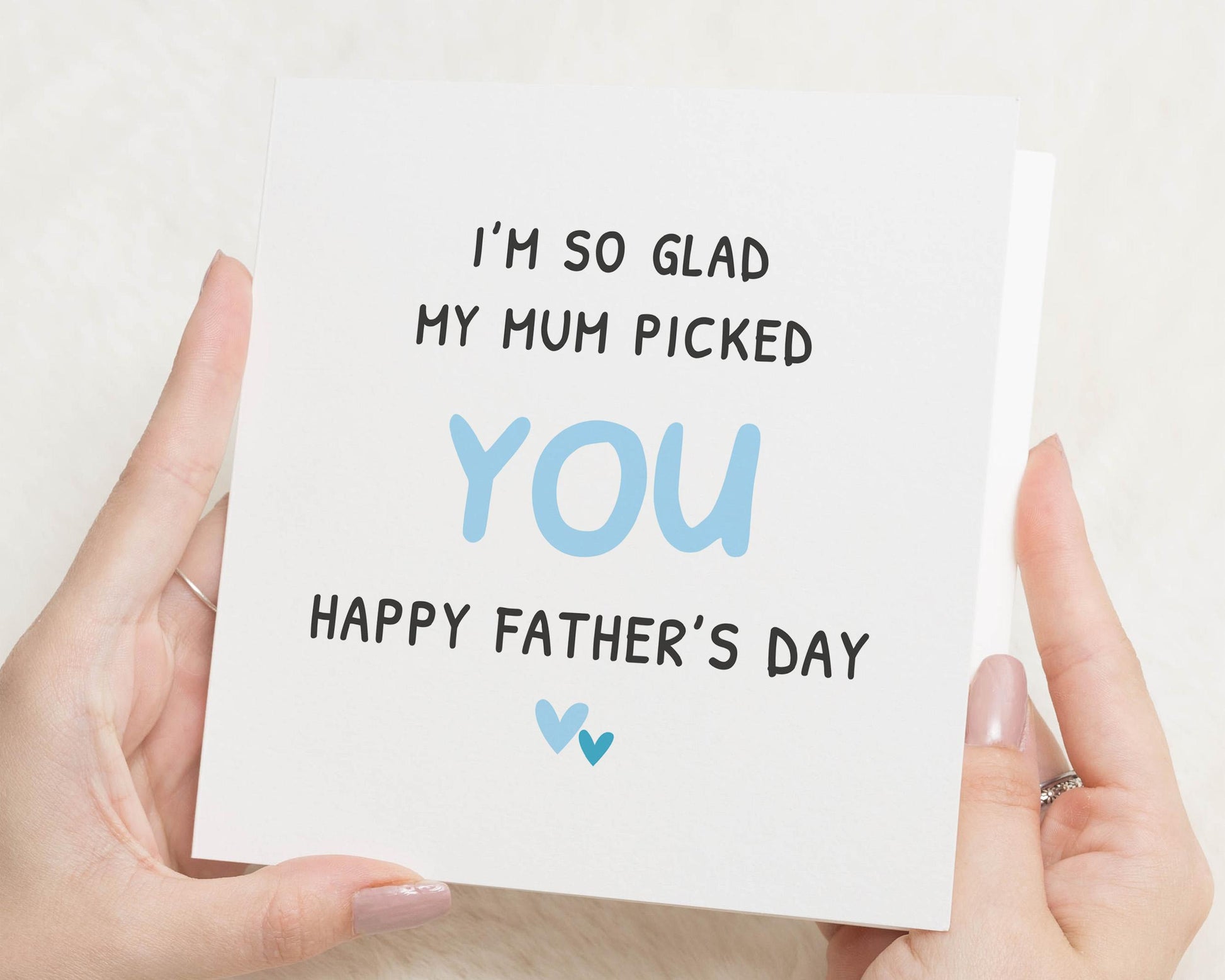 Father's Day Card for Step Dad, Funny Father's Day Card, Card for Him, Stepdad Card, Card from Stepchild, Cute Father's Day Card