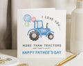 Fathers Day Card, Tractor Fathers Day Card, Fathers Day Card from Son, Fathers Day Card from Kids, Card for Dad