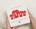 Birthday Card for Dad, Personalised Football Birthday Card, Birthday Card from Kids, Dad Birthday Card, Football Card for Him