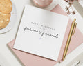 Birthday Card for Friend, Forever Friend Birthday Card, Best Friend Birthday Card, Birthday Card for Her, Simple Birthday Card