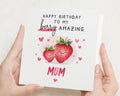 Birthday Card for Mum, Cute Birthday Card for Mum, Mum Birthday Card, Berry Birthday Card, Personalised Birthday Card for Her