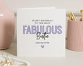 Birthday Card for Best Friend, Fabulous Bestie Birthday Card, Personalised Birthday Card for Her, Friend Birthday Card