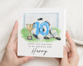 10th Birthday Card for Son, Football Birthday Card, Personalised Boys Birthday Card, Trophy Card, Birthday Card for Boy, Football Card