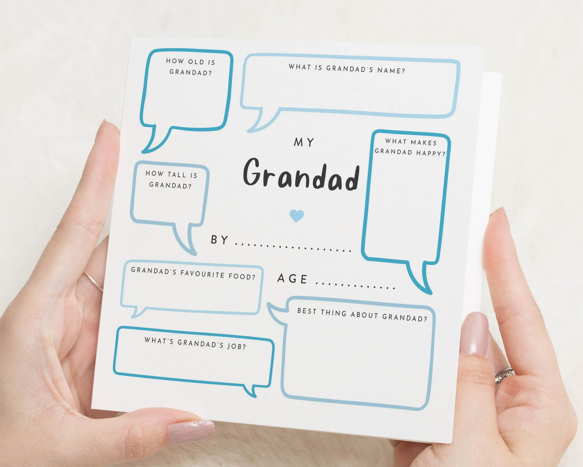 Grandad Card, Birthday Card for Grandad, Fathers Day Card for Grandad, Grandpa Card, Pops Card, Personalised Grandad Card