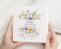 Anniversary Card, Personalised Anniversary Card, Floral Anniversary Card, Anniversary Card for Couple, Wedding Anniversary Card
