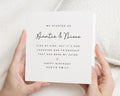 Birthday Card for Auntie, Auntie and Niece Birthday Card, Birthday Card for Her, Personalised Auntie Birthday Card, Poem Card