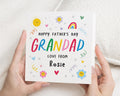 Fathers Day Card for Grandad, Personalised Grandad Card, Fathers Day Card from Grandchildren, Cute Fathers Day Card, Card for Him