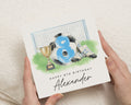 8th Birthday Card for Boy, Personalised Football Birthday Card, Birthday Card for Son, Football Card for Kids, 8th Birthday Card
