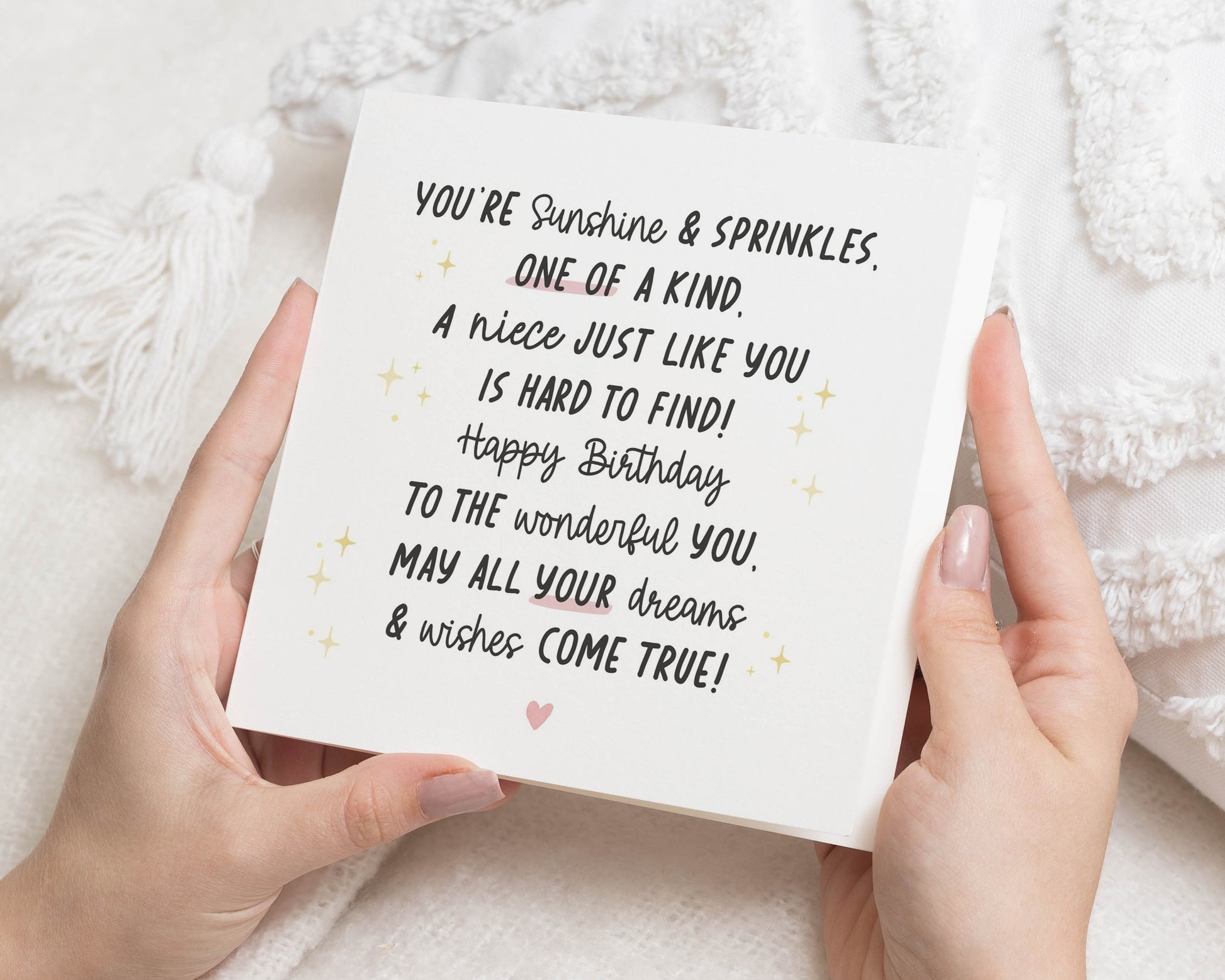 Birthday Card for Niece, Niece Birthday Card, Birthday Card for Girl, Cute Birthday Card, Personalised Birthday Card for Her