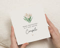 Anniversary Card for Couple, Special Couple Anniversary Card, Floral Anniversary Card, Personalised Anniversary Card, Card for Her