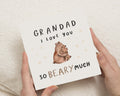 Grandad Birthday Card, Birthday Card for Grandad, Cute Bear Card, Grandad I Love You Card, Birthday Card for Him