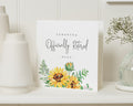 Retirement Card, Officially Retired Card, Personalised Retirement Card, Sunflower Card, Retirement Card for Her, Floral Retirement Card