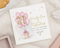 21st Birthday Card for Niece, Special Niece 21st Birthday Card, Personalised 21st Birthday Card for Her, Twenty One Birthday Card