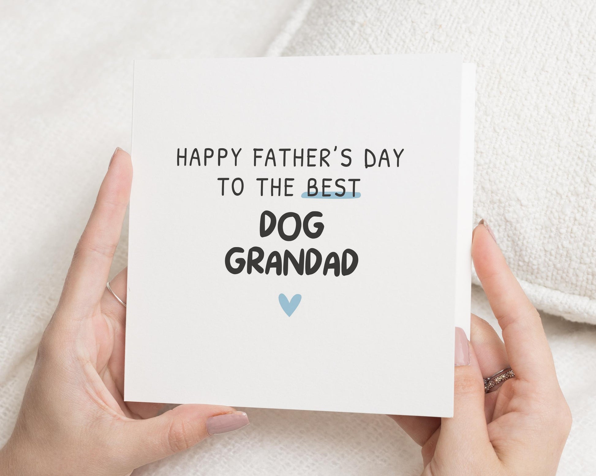Fathers Day Card for Dog Grandad, Dog Grandad Fathers Day Card, Card from the Dog, Fathers Day Card for Him, Cute Dog Card