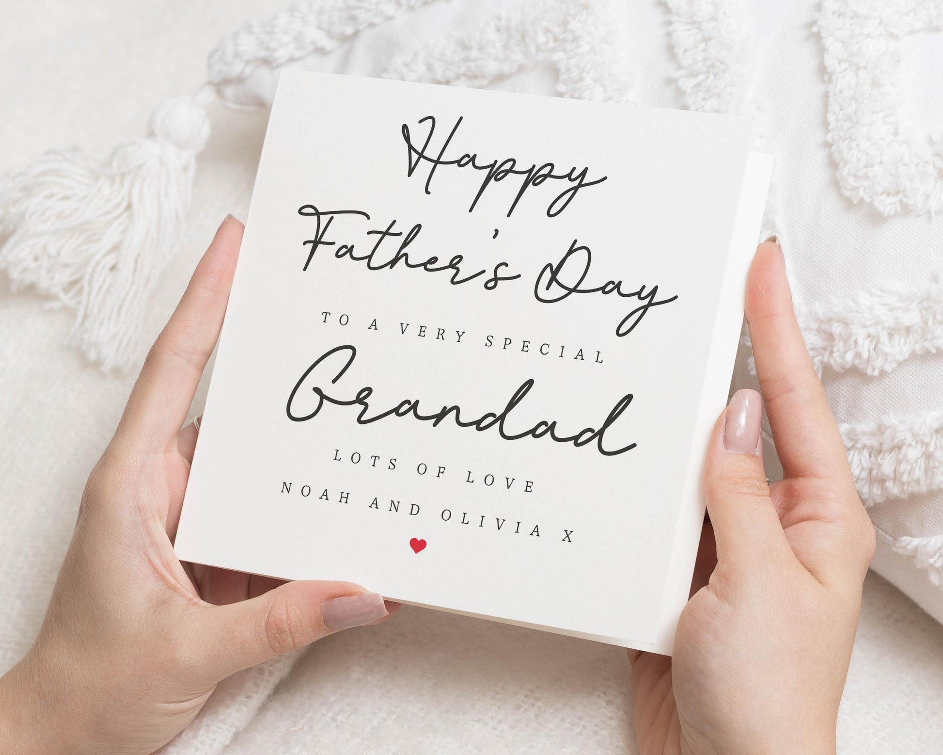 Fathers Day Card for Grandad, Grandad Fathers Day Card, Special Grandad Card, Personalised Fathers Day Card, Card from Grandchildren