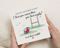 Fathers Day Card, Rugby Fathers Day Card, Fathers Day Card from Son, Fathers Day Card from Daughter, I Love You More Than Rugby Card