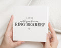 Ring Bearer Proposal Card, Will You Be Our Ring Bearer Card, Personalised Wedding Card, Ring Bearer Card for Boy, Custom Name Card