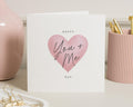 Anniversary Card for Partner, You and Me Card, Romantic Card for Him or Her, Valentines Day Card, Cute Love Card, Personalised Card