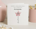 16th Birthday Card for Niece, Special Niece Birthday Card, Sixteen Birthday Card, Personalised 16th Birthday Card for Girl