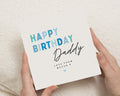 Birthday Card for Daddy, Happy Birthday Daddy Card, Personalised Birthday Card for Dad, Birthday Card from Daughter, Simple Birthday Card