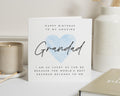Birthday Card for Grandad, Grandad Birthday Card, Birthday Card for Him, Personalised Grandad Card, Grandad Birthday Gift