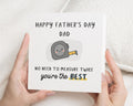 Funny Fathers Day Card for Dad, DIY Dad Card, Tape Measure Card, Fathers Day Card from Kids, Youre the Best Card