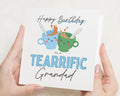 Birthday Card for Grandad, Grandad Birthday Card, Tearrific Grandad Card, Cute Birthday Card for Him, Tea Pun Birthday Card