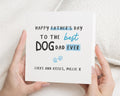 Fathers Day Card from the Dog, Dog Dad Fathers Day Card, Personalised Fathers Day Card, Fathers Day Card for Him, Pet Card