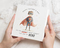 Fathers Day Card for Daddy, Fathers Day Card from Kids, Superhero Fathers Day Card, Cute Fathers Day Card for Dad, You Are My Hero Card