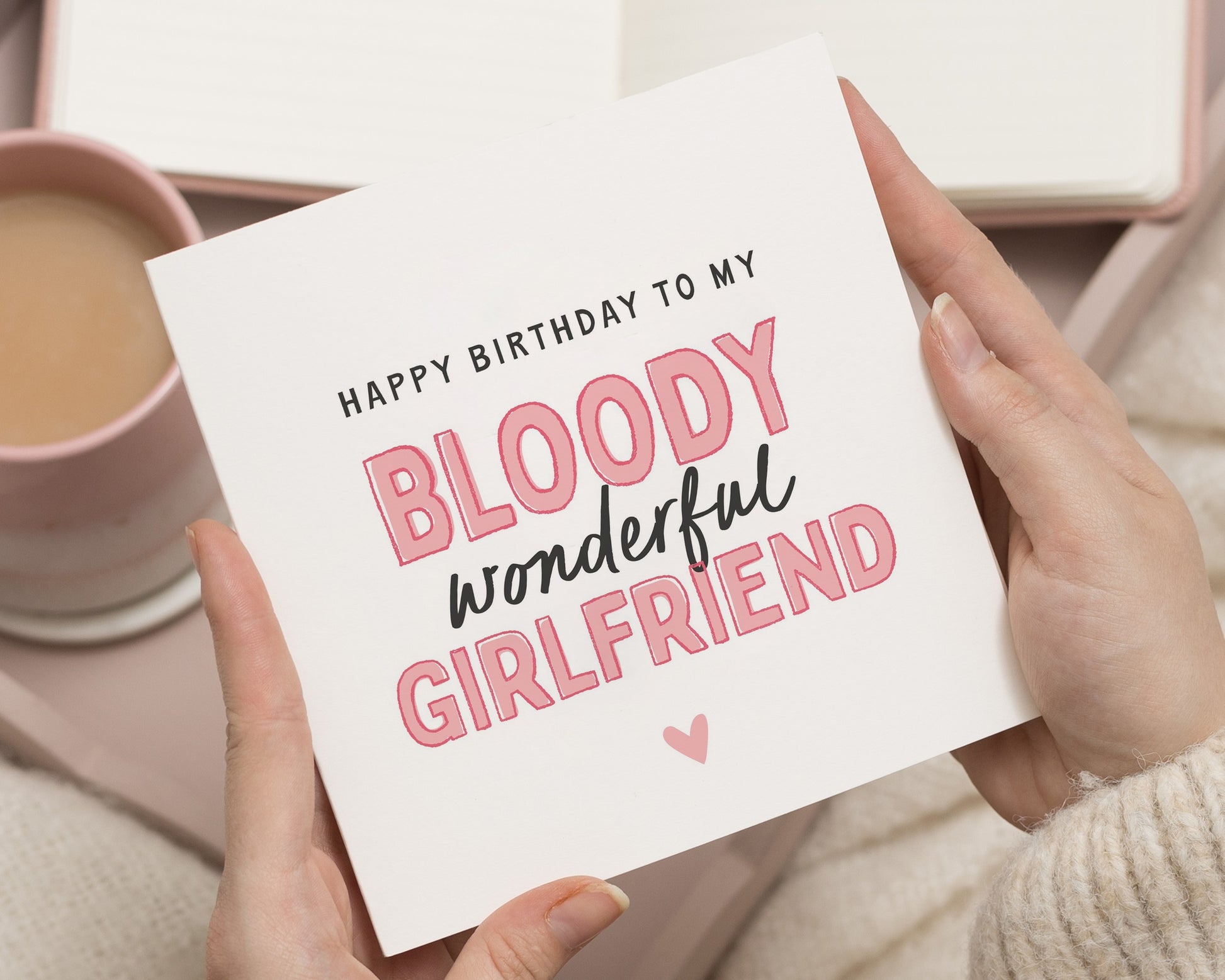 Birthday Card for Girlfriend, Funny Birthday Card for Her, Birthday Card for Women, Personalised Girlfriend Birthday Card, Cute Card