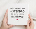 Fathers Day Card for Stepdad, Stepdad Fathers Day Card, Fathers Day Card from Stepchild, Fathers Day Card for Him, Stepdad Card