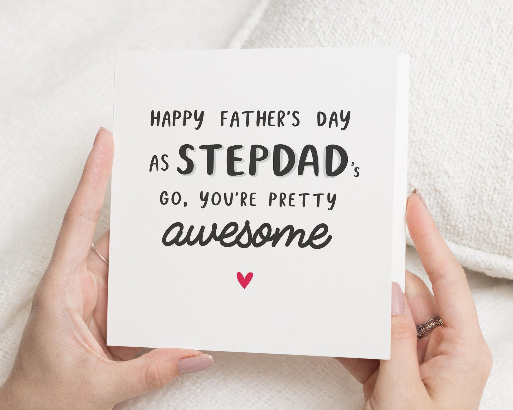 Fathers Day Card for Stepdad, Stepdad Fathers Day Card, Fathers Day Card from Stepchild, Fathers Day Card for Him, Stepdad Card