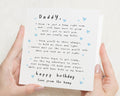 Birthday Card for Daddy, Daddy Birthday Card from the Bump, Birthday Card from the Bump, Personalised Daddy Birthday Card
