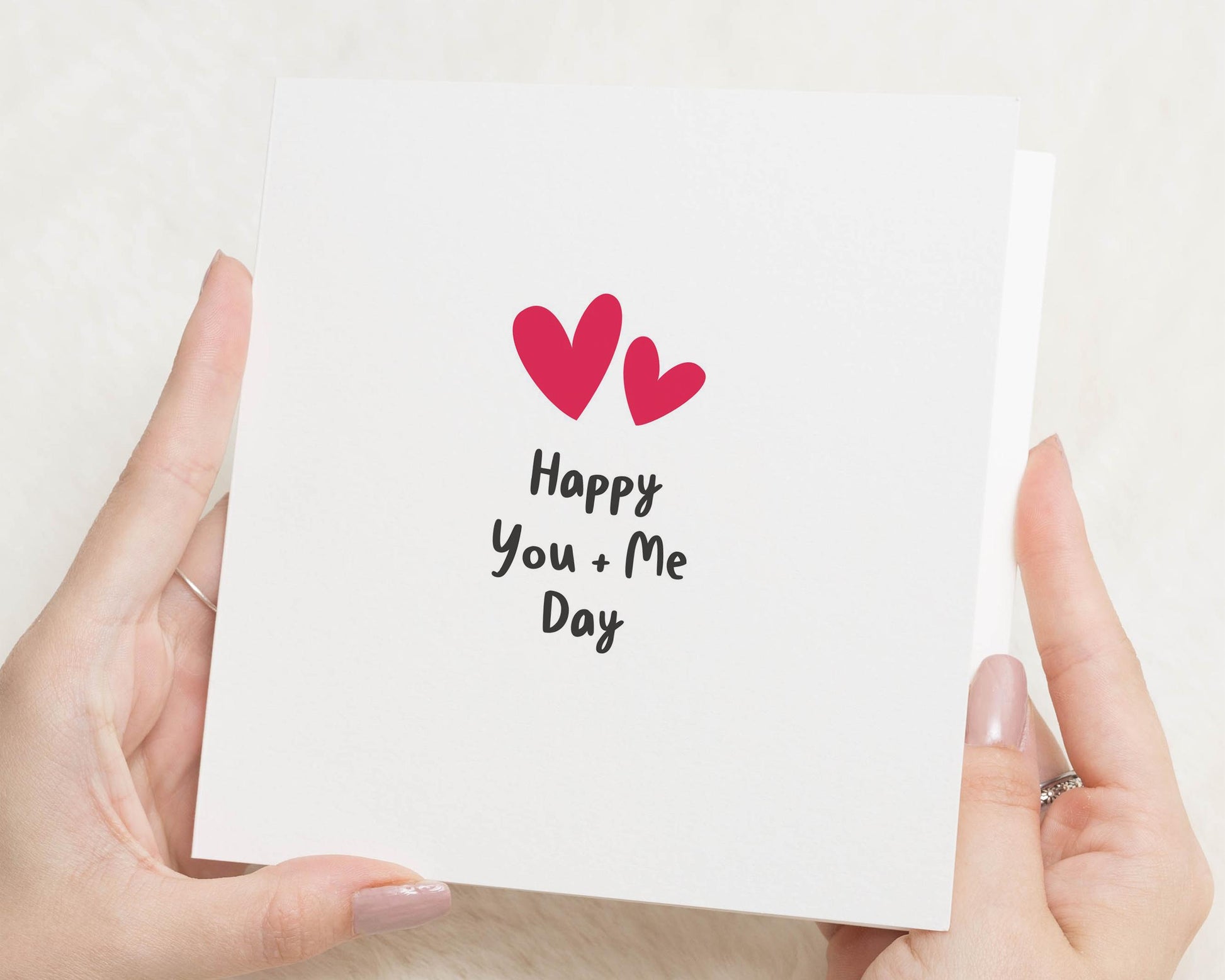 Anniversary Card for Partner, Romantic Card for Him or Her, Happy You and Me Day Card, Cute Anniversary Card, Love Card