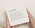 Grandad Birthday Card, Birthday Card for Grandad, Grandad Card, Card for Him, Grandad Poem Card, Cute Birthday Card, Family Card