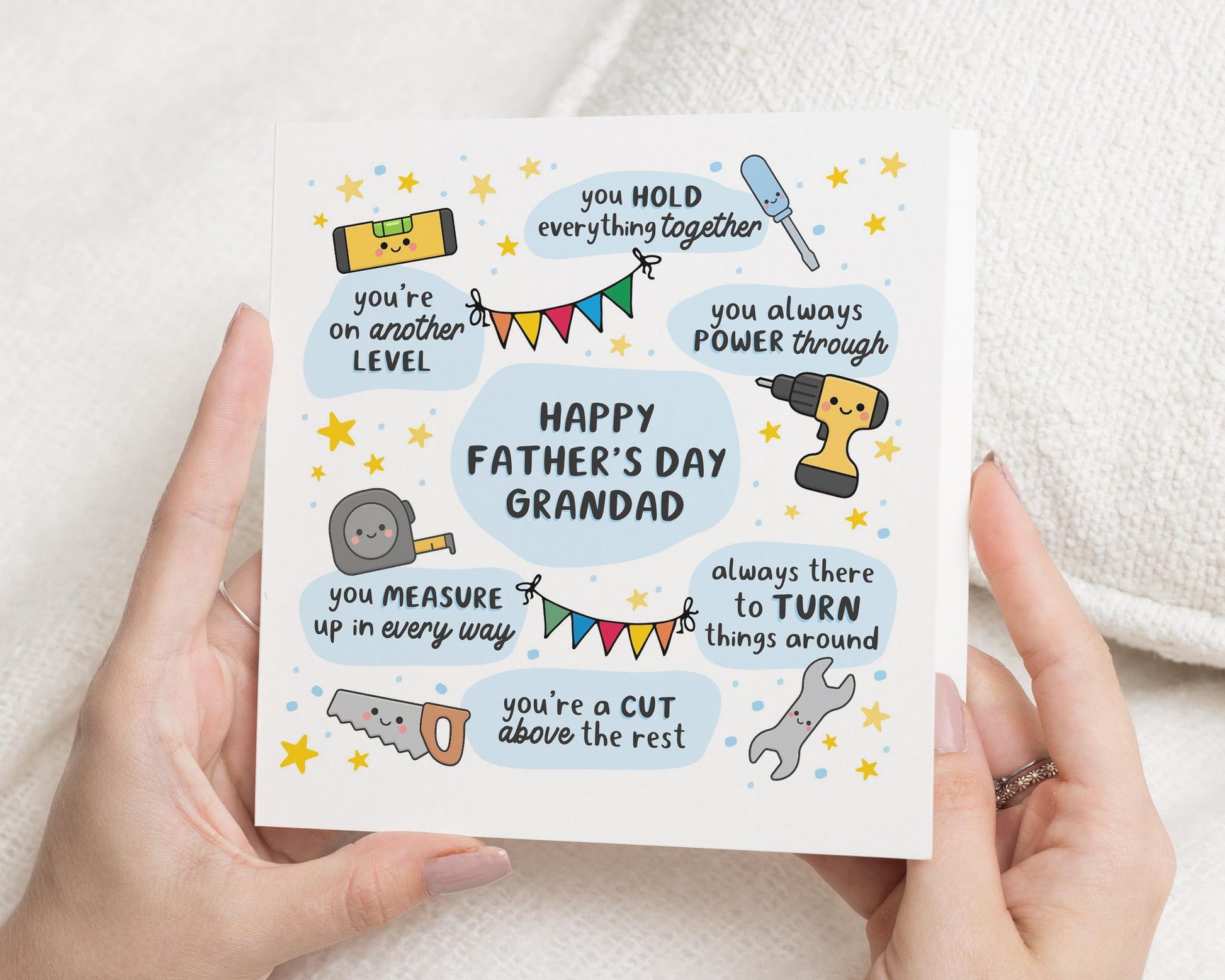 Fathers Day Card for Grandad, Grandad Fathers Day Card, Funny Fathers Day Card, Fathers Day Card from Grandchildren, Cute Card for Him