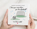 Fathers Day Card, Fathers Day Card from Son or Daughter, Football Card for Dad, Happy Fathers Day Card, Cute Card for Him